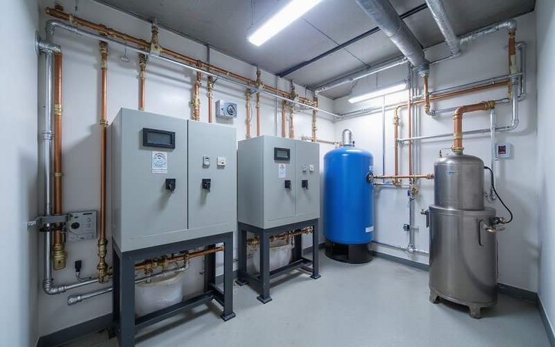 Multi-unit strata hot water system installation Perth