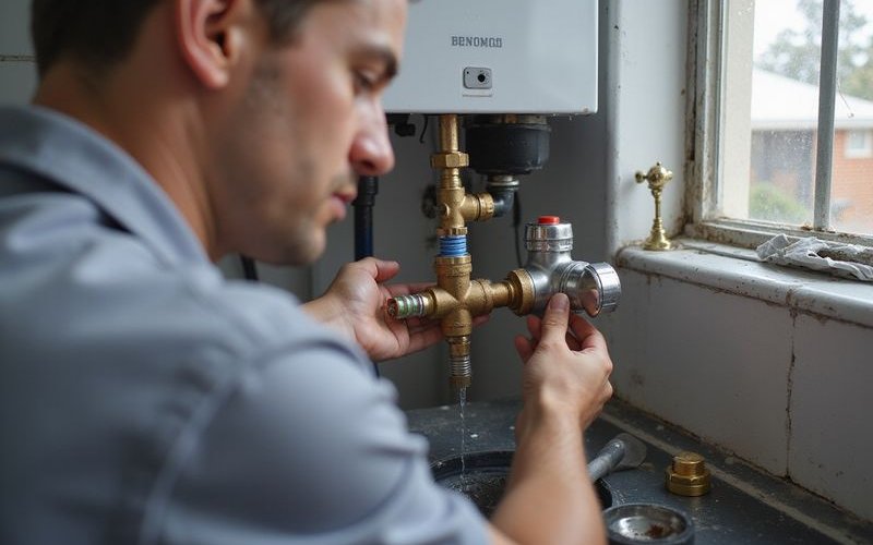 Tempering valve installation for WA compliance